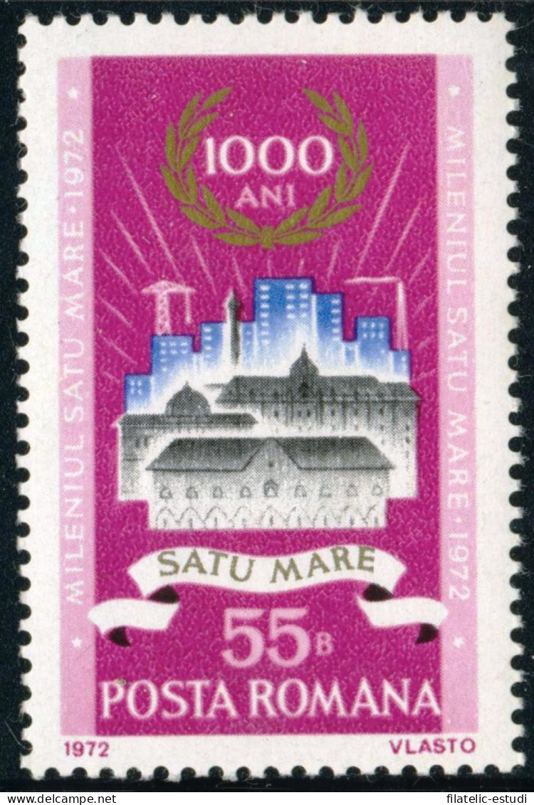 VAR3 Rumanía  Romania  Nº 2712  1972  MNH - Autres & Non Classés