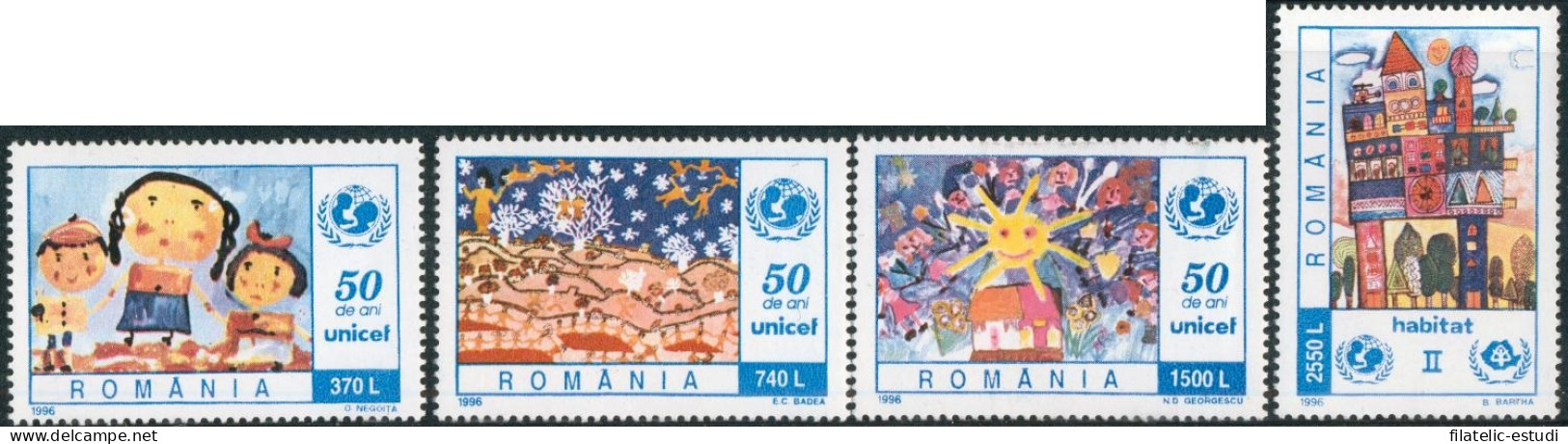 VAR1 Rumanía  Romania  Nº 5156/59    1996   MNH - Otros & Sin Clasificación