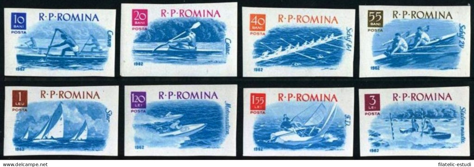 DEP7  Rumanía  Romania  Nº 1842/49 Sin Dentar  1962  MNH - Autres & Non Classés