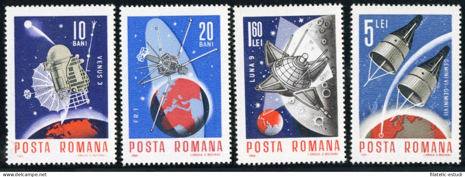 AST Rumanía  Romania  Nº 2206/09  1966   MNH - Other & Unclassified