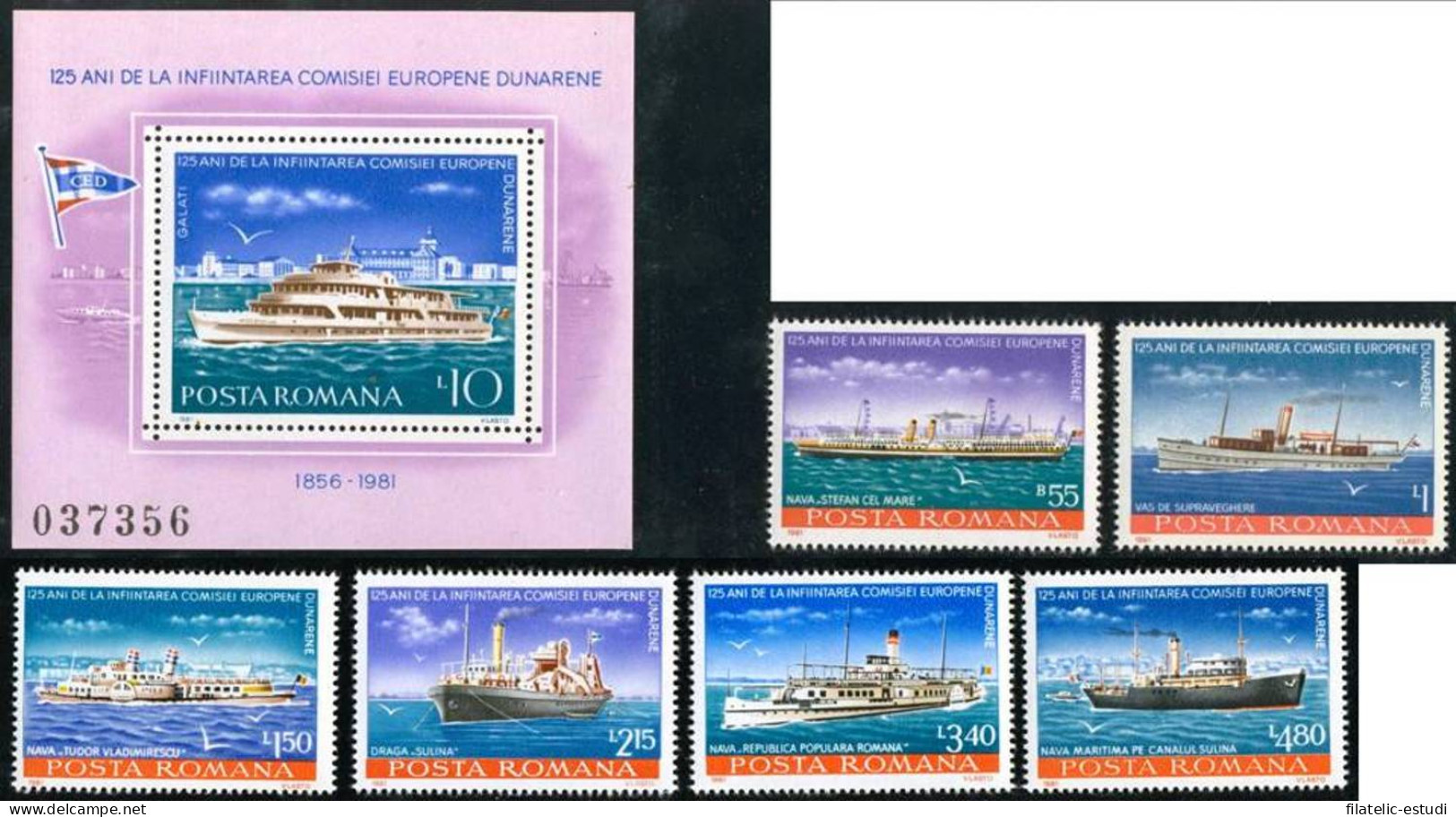 BA2 Rumanía  Romania  Nº 3320/25 + HB147  1981    MNH - Otros & Sin Clasificación