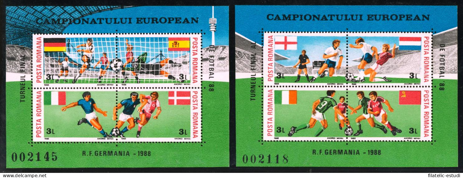 DEP2 Rumanía Romania  HB 195/96   MNH - Other & Unclassified