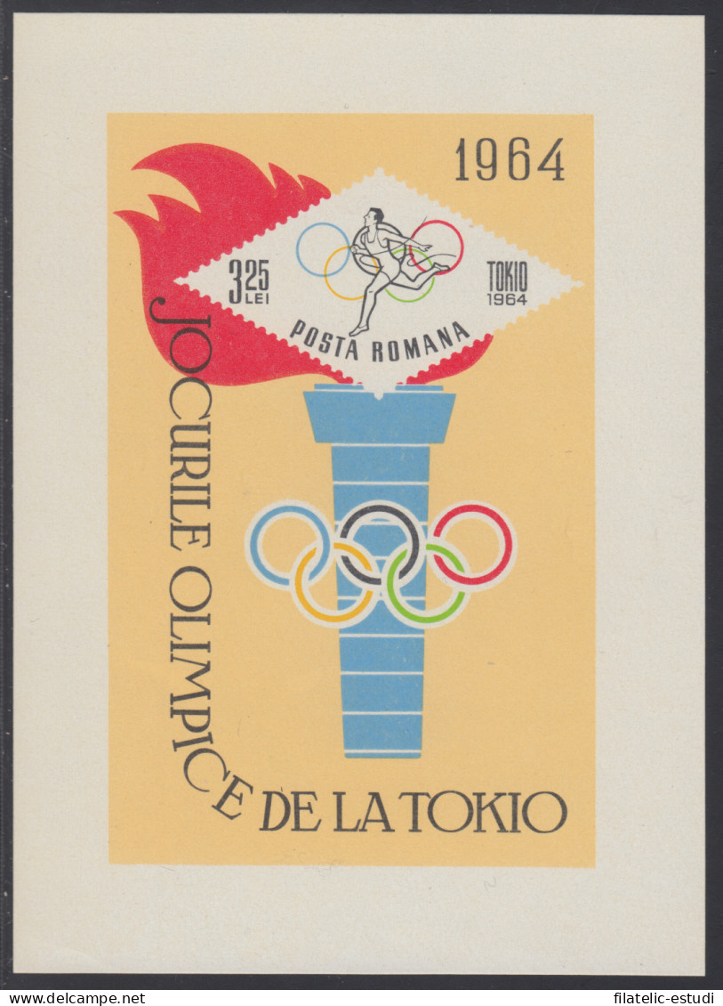 Rumanía Romanaia HB 58 1964 JJOO Tokio Olympic Games Deportes Sports MNH - Other & Unclassified