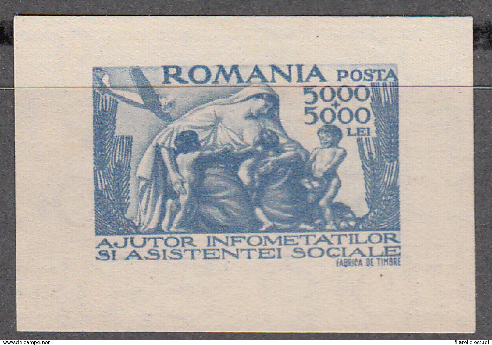 Rumanía - 33 1947 Asistencia Social Nueva Con Fijasellos - Andere & Zonder Classificatie