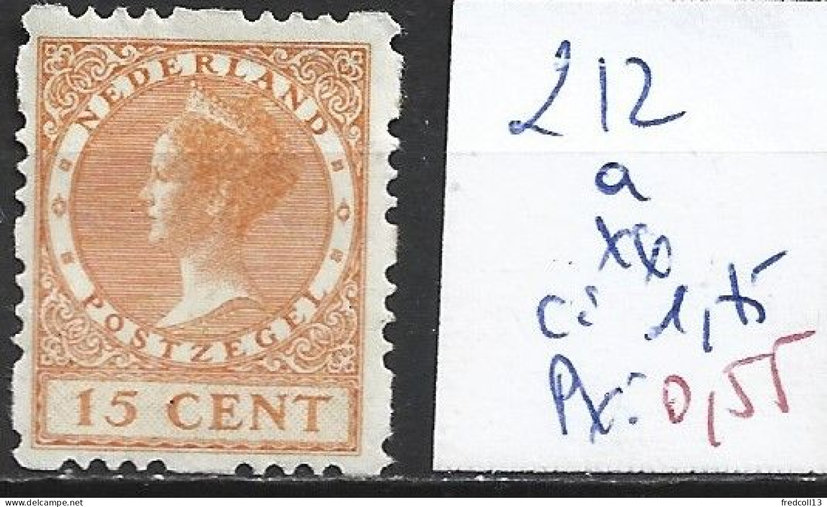 PAYS-BAS 212a ** Côte 1.75 € - Unused Stamps