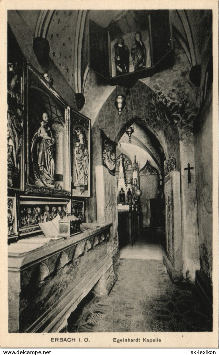 Erbach (Odenwald) Egeinhardt Kapelle Schloss (Erbach/Odenwald) 1910 - Erbach