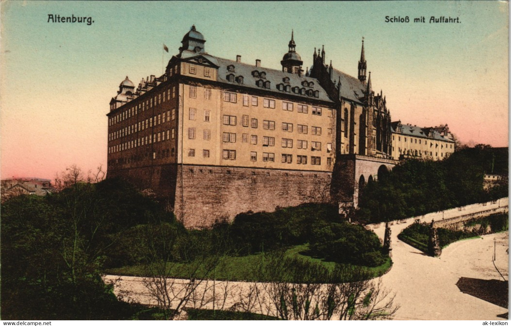 Ansichtskarte Altenburg Schloß Schloss Castle View, Color AK 1905 - Altenburg