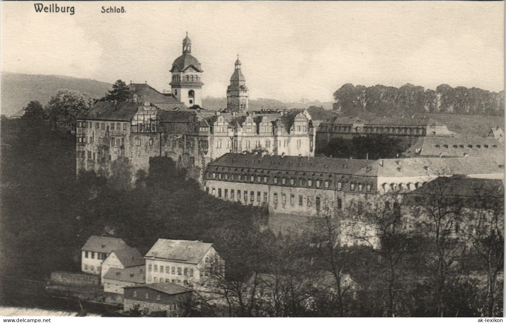 Weilburg (Lahn) Panorama-Ansichten Mit Schloß (Castle View) 1910 - Weilburg