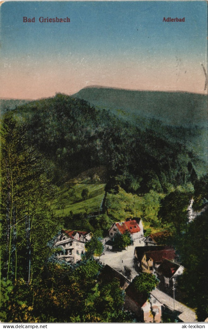 Bad Griesbach Im Schwarzwald-Bad Peterstal-Griesbach Renchtal    Adlerbad 1920 - Bad Peterstal-Griesbach