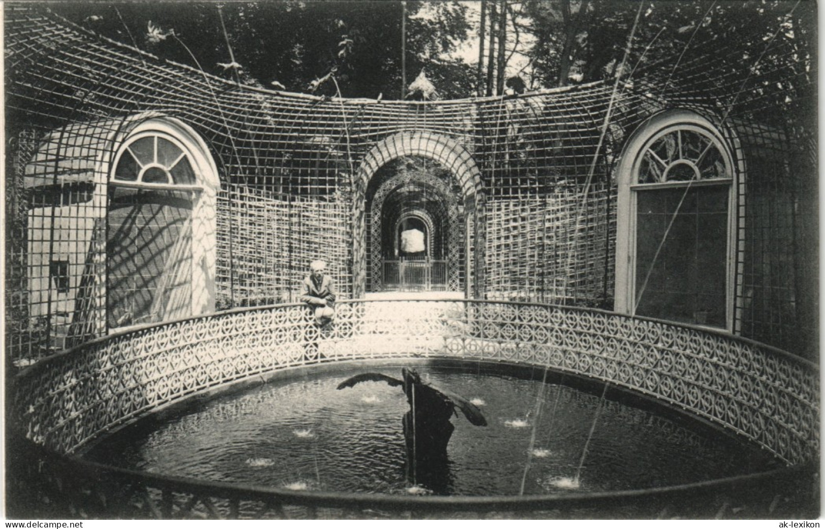 Schwetzingen Wasserspelende Vögel Wasserkunst Springbrunnen 1910 - Schwetzingen