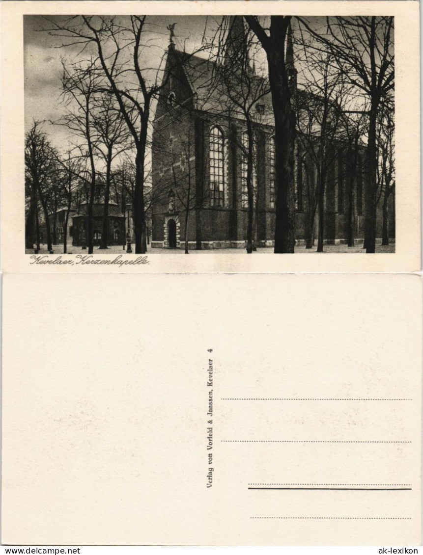 Ansichtskarte Kevelaer Stadtteilansicht Kirchen Herzen-Kapelle 1920 - Kevelaer