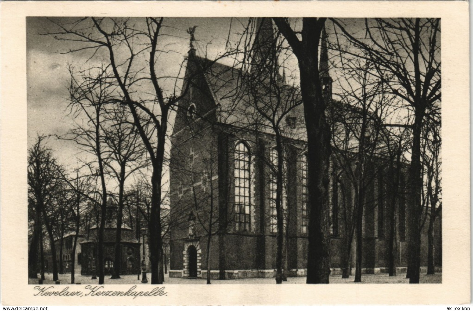 Ansichtskarte Kevelaer Stadtteilansicht Kirchen Herzen-Kapelle 1920 - Kevelaer