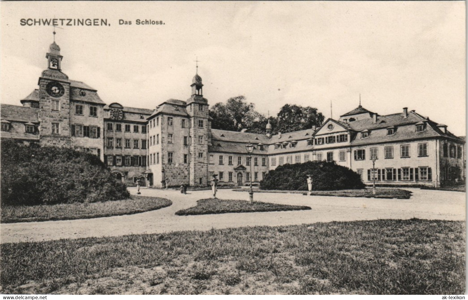 Ansichtskarte Schwetzingen Partie Am Schloss 1912 - Schwetzingen