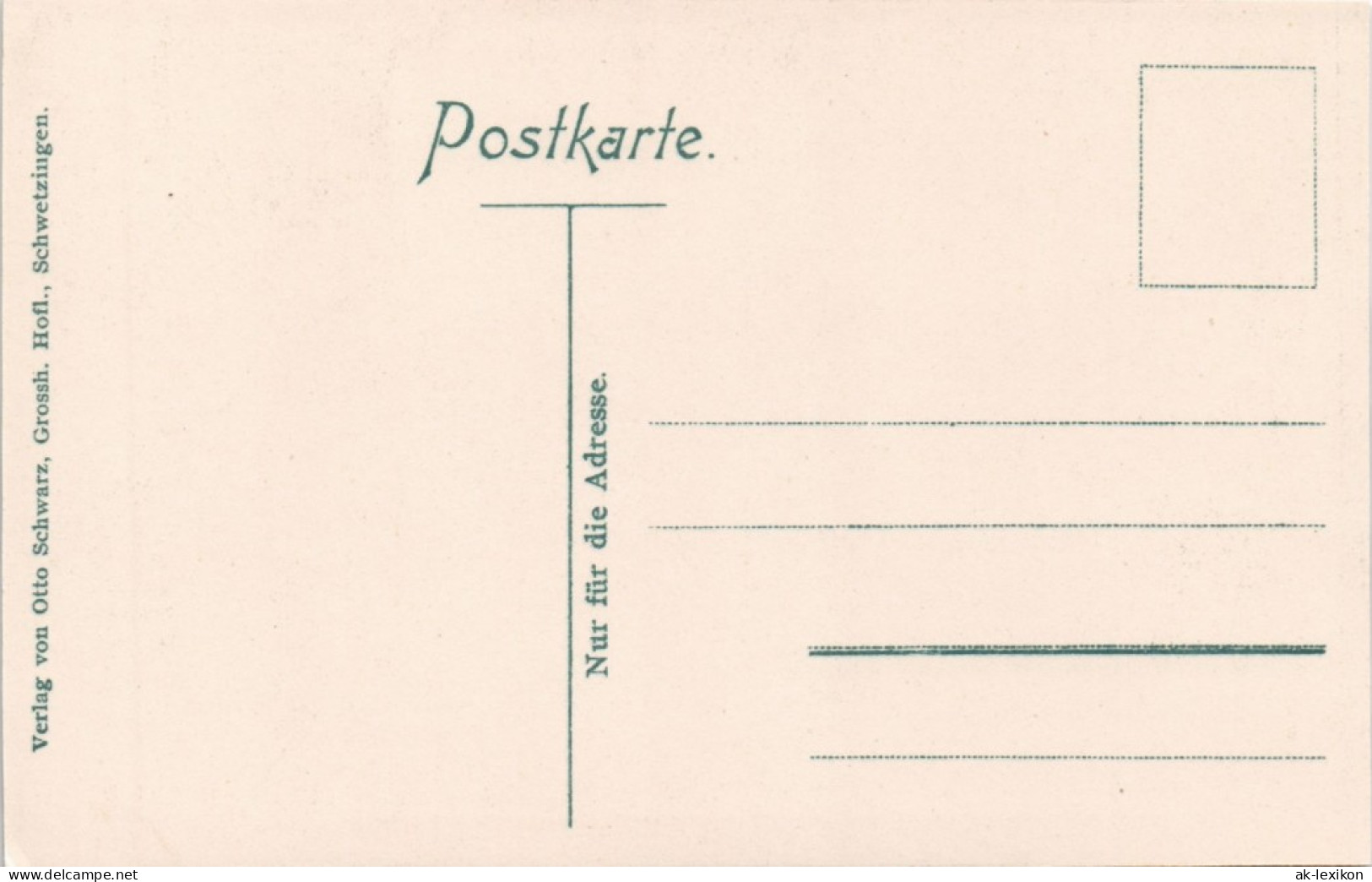 Ansichtskarte Schwetzingen Partie Am Schloss 1912 - Schwetzingen