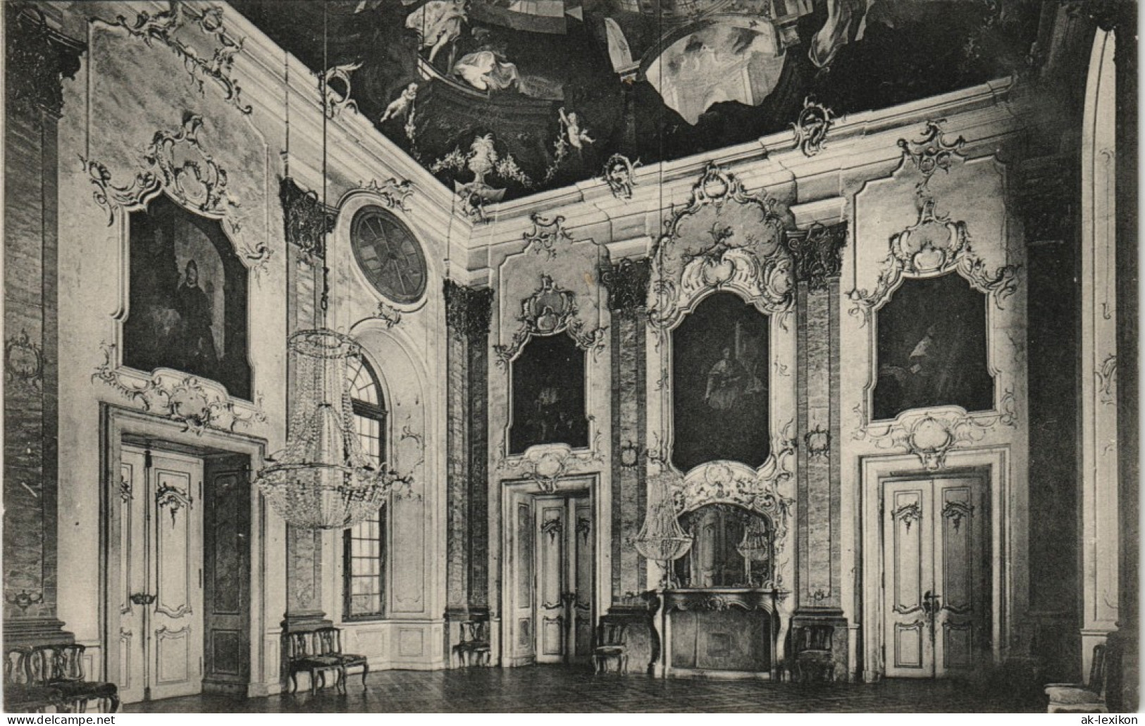 Ansichtskarte Bruchsal Schloß - Fürstensaal 1908 - Bruchsal