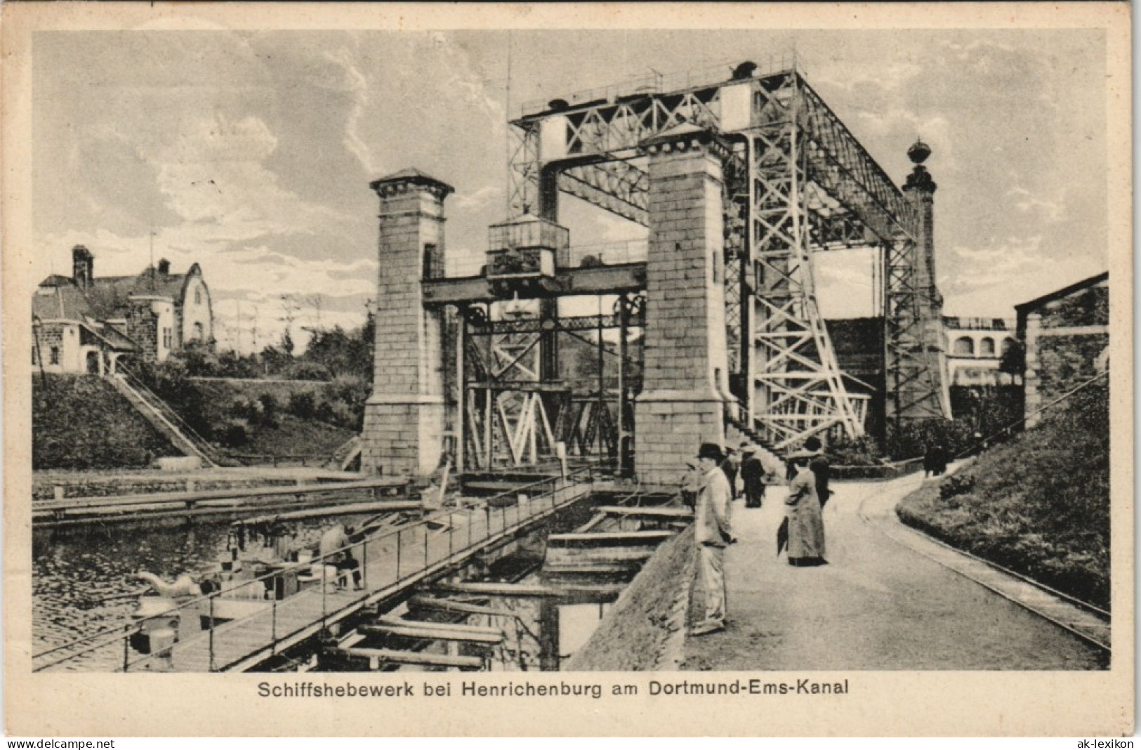 Henrichenburg-Castrop-Rauxel Schiffshebewerk Am Dortmund-Ems-Kanal 1931 - Castrop-Rauxel