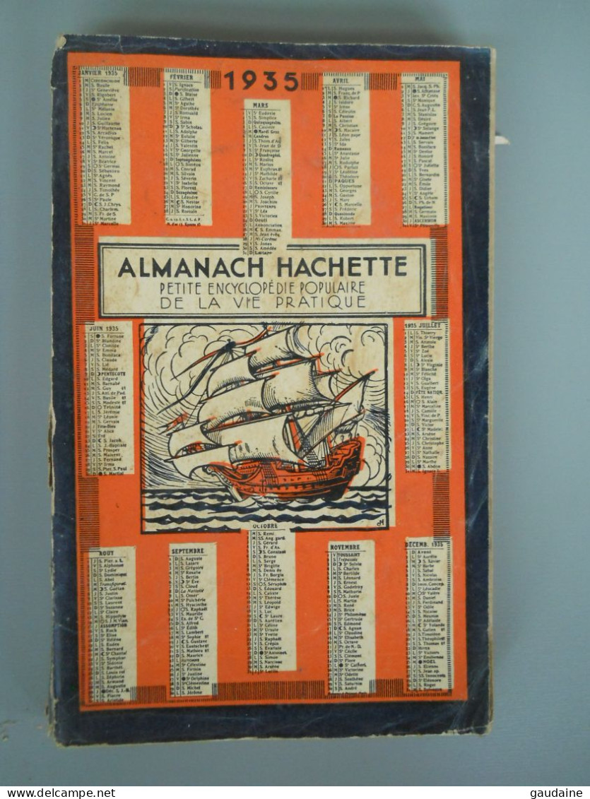 ALMANACH HACHETTE - 1935 - Petite Encyclopédie Populaire De La Vie Pratique - Encyclopaedia