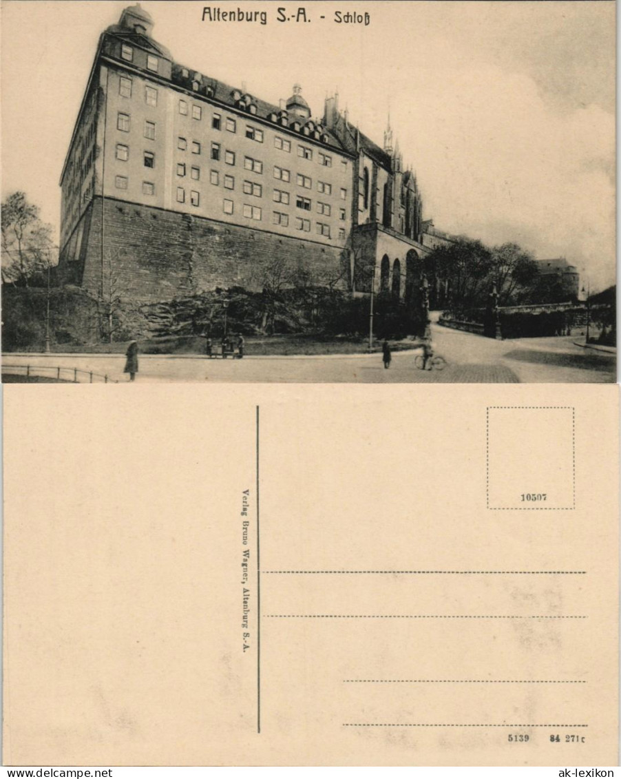 Ansichtskarte Altenburg Schloss Blick Schloß Gesamtansicht 1910 - Altenburg