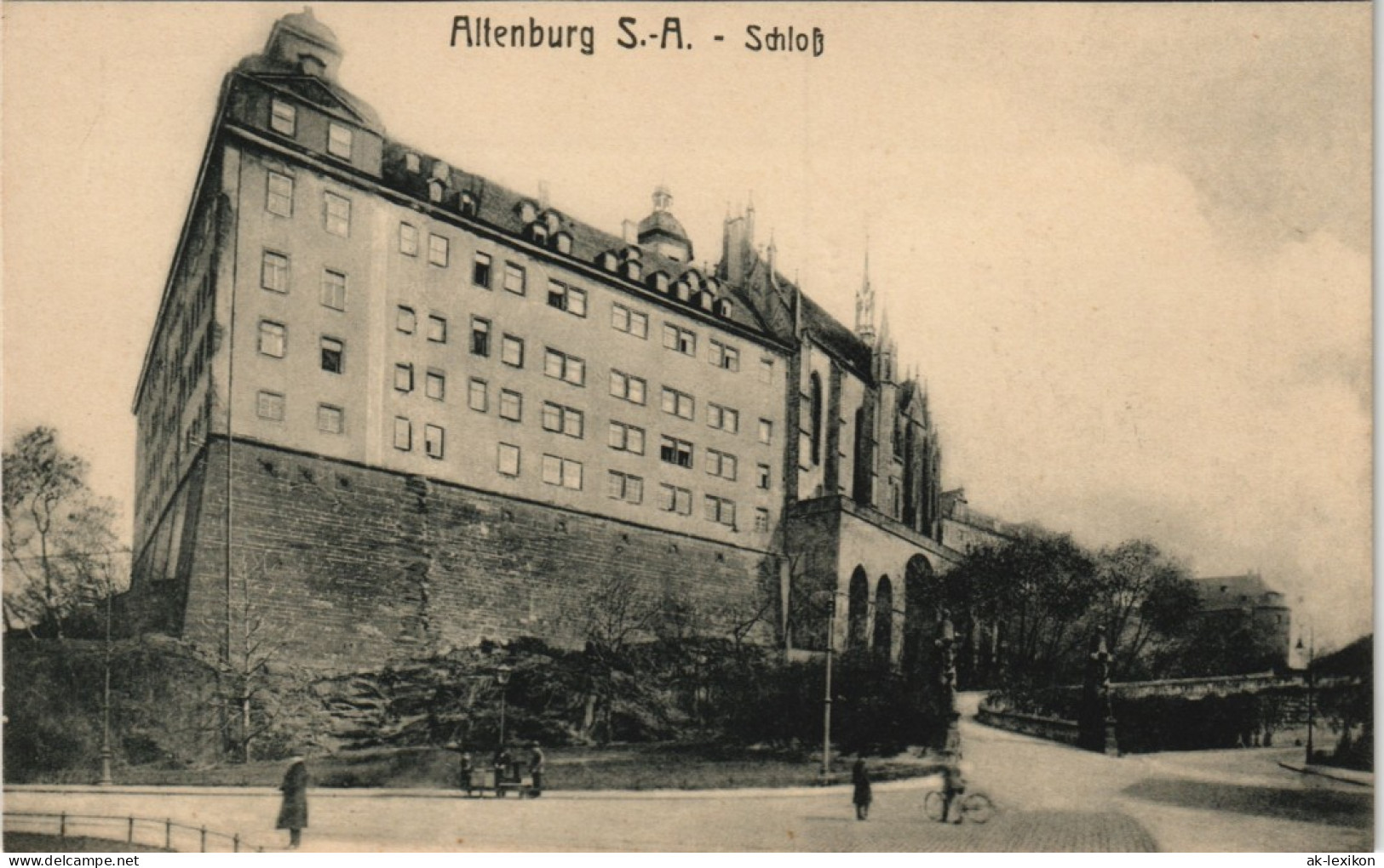 Ansichtskarte Altenburg Schloss Blick Schloß Gesamtansicht 1910 - Altenburg