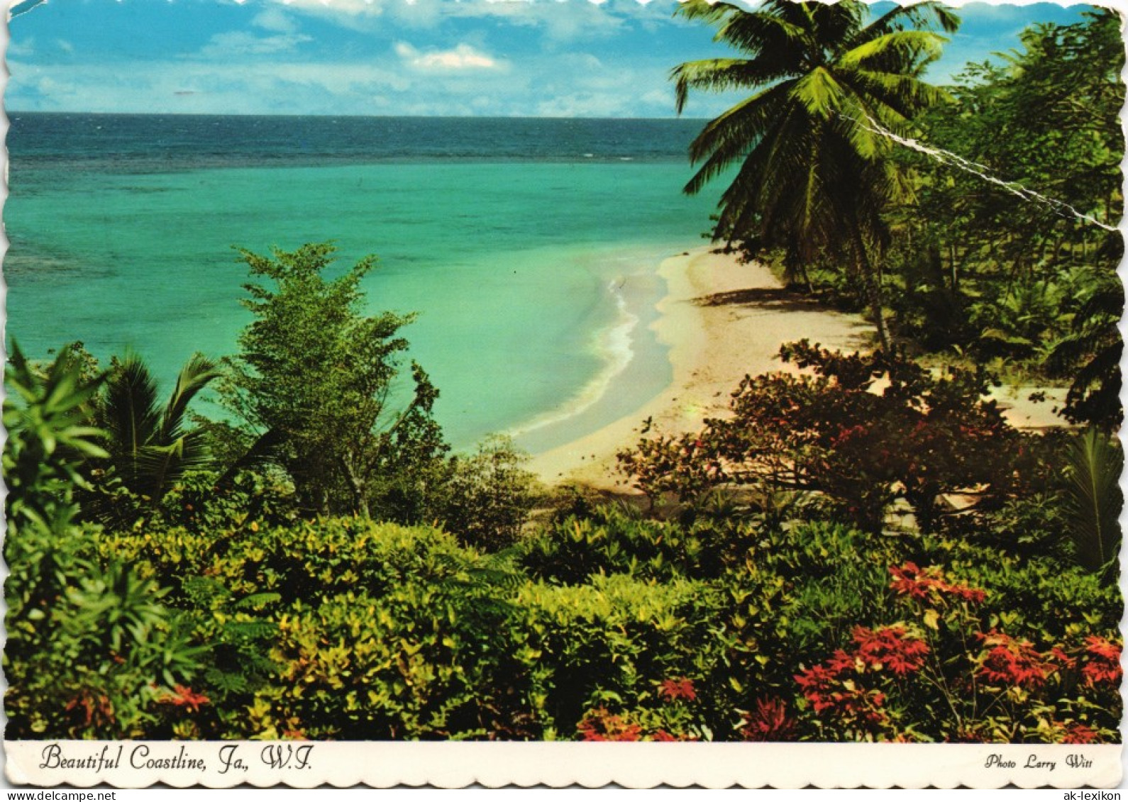 Jamaika   Jamaica Beach Coastline W.I. Strand Karibik Jamaika 1974/1973 - Jamaïque