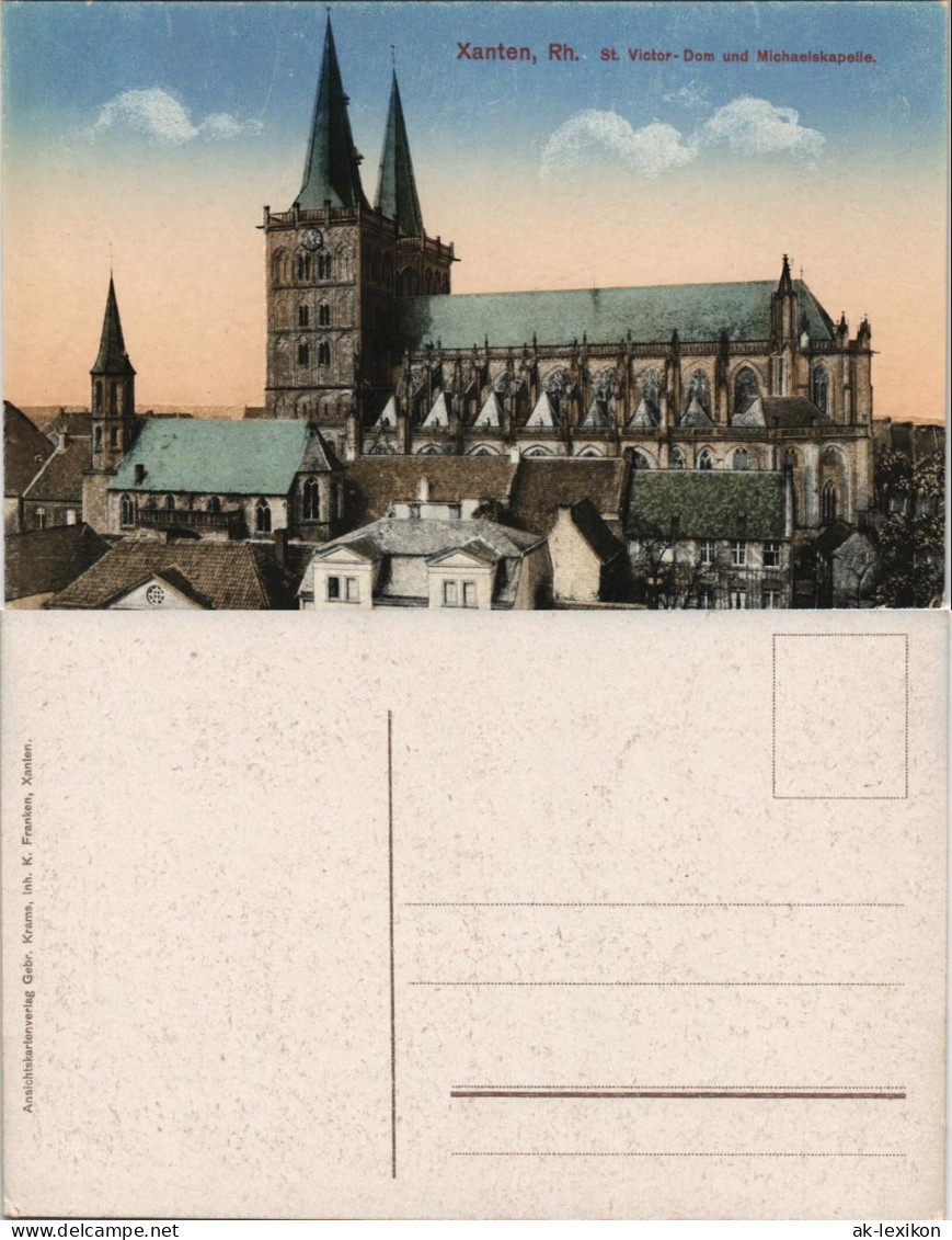 Ansichtskarte Xanten St. Victor - Dom Und Michaelskapelle 1910 - Xanten