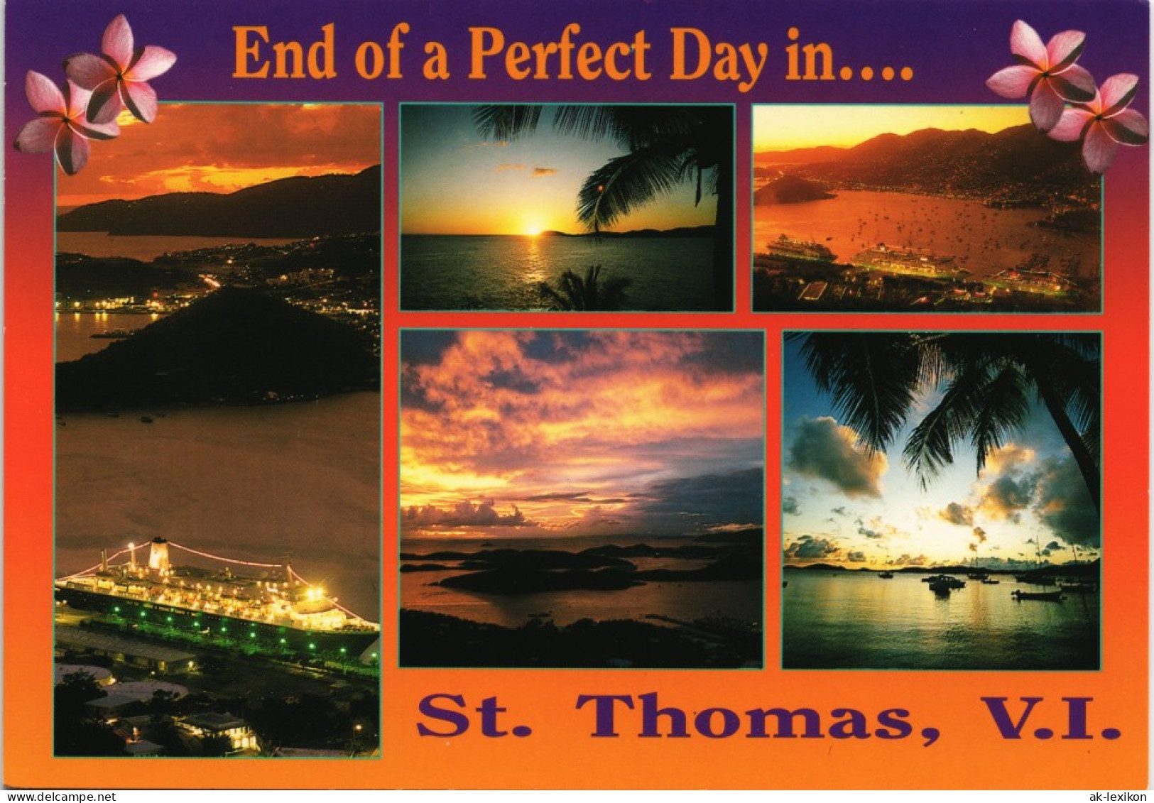 Charlotte Amalie-St. Thomas Sankt Thomas CARIBBEAN GREETINGS St. Thomas   2000 - Jungferninseln, Amerik.
