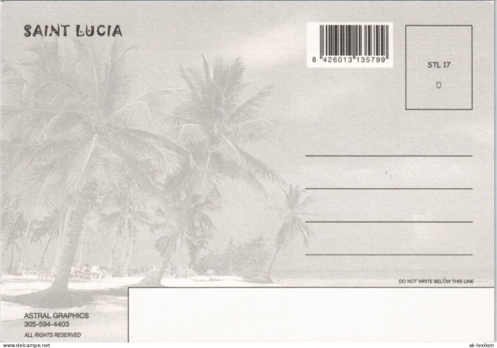 Saint Lucia (Karibik-Insel) SAINT LUCIA OCEAN KAYAK Karibik Palme Insel 2005 - Santa Lucía