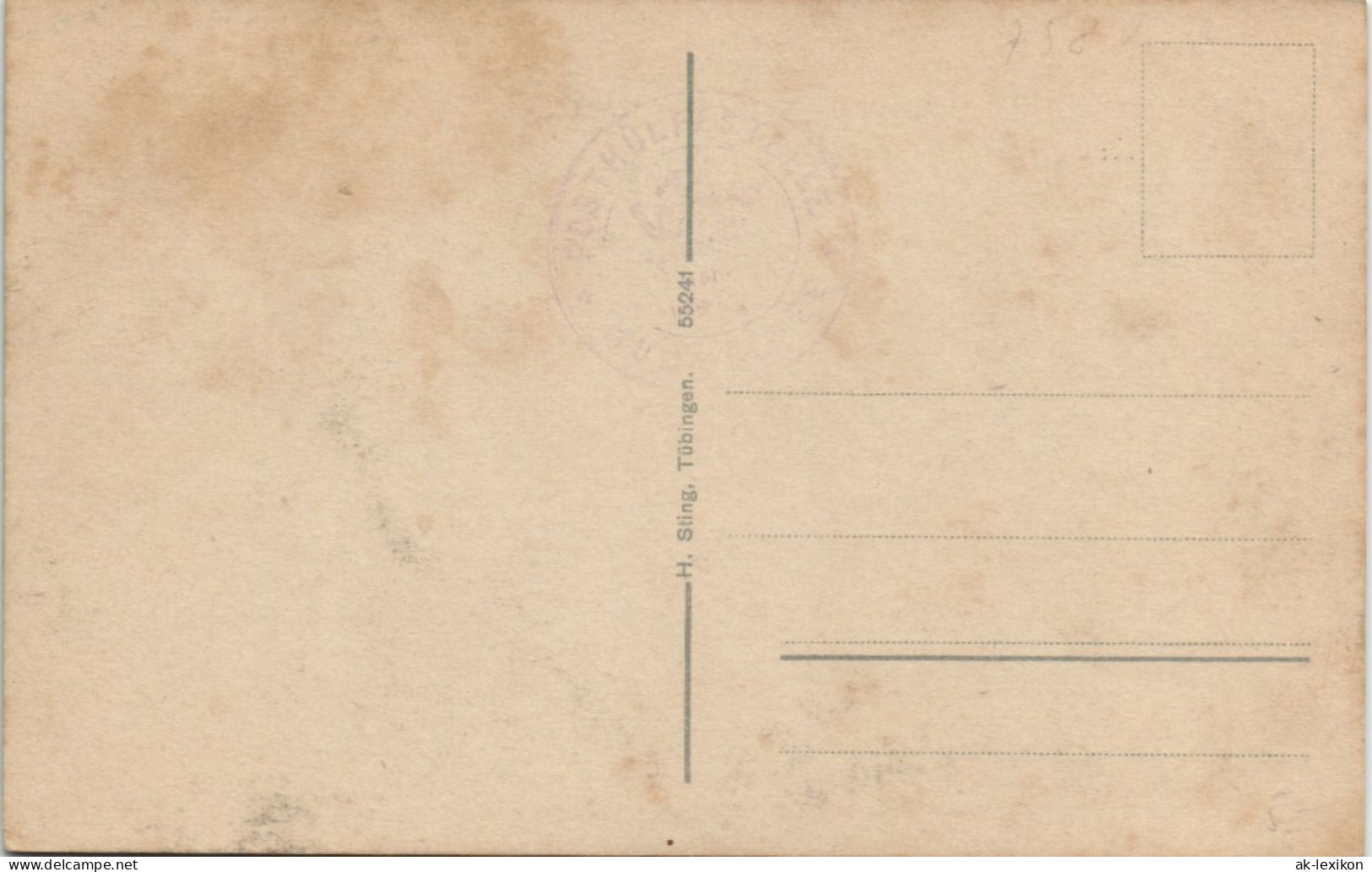 Ansichtskarte Achern Hornisgrinde (Berg) Stimmungsbild 1912 - Achern