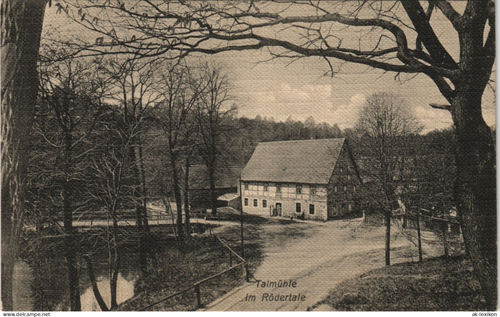 Ansichtskarte Liegau-Augustusbad-Radeberg Talmühle Im Rödertale 1911 - Radeberg