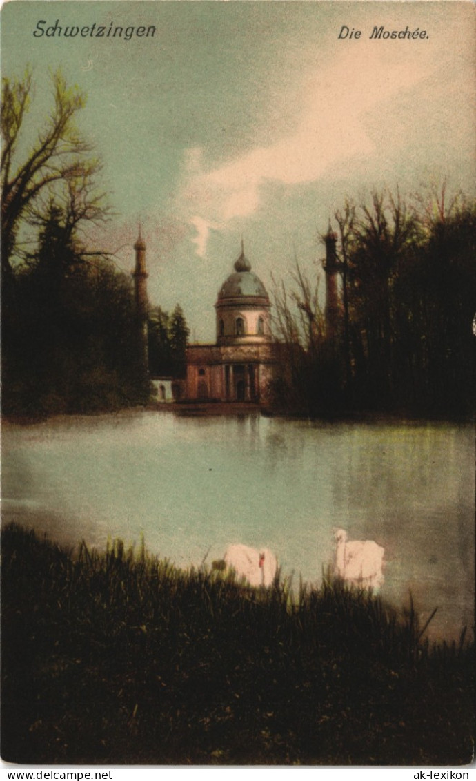 Ansichtskarte Schwetzingen Partie An Der Moschee 1910 - Schwetzingen