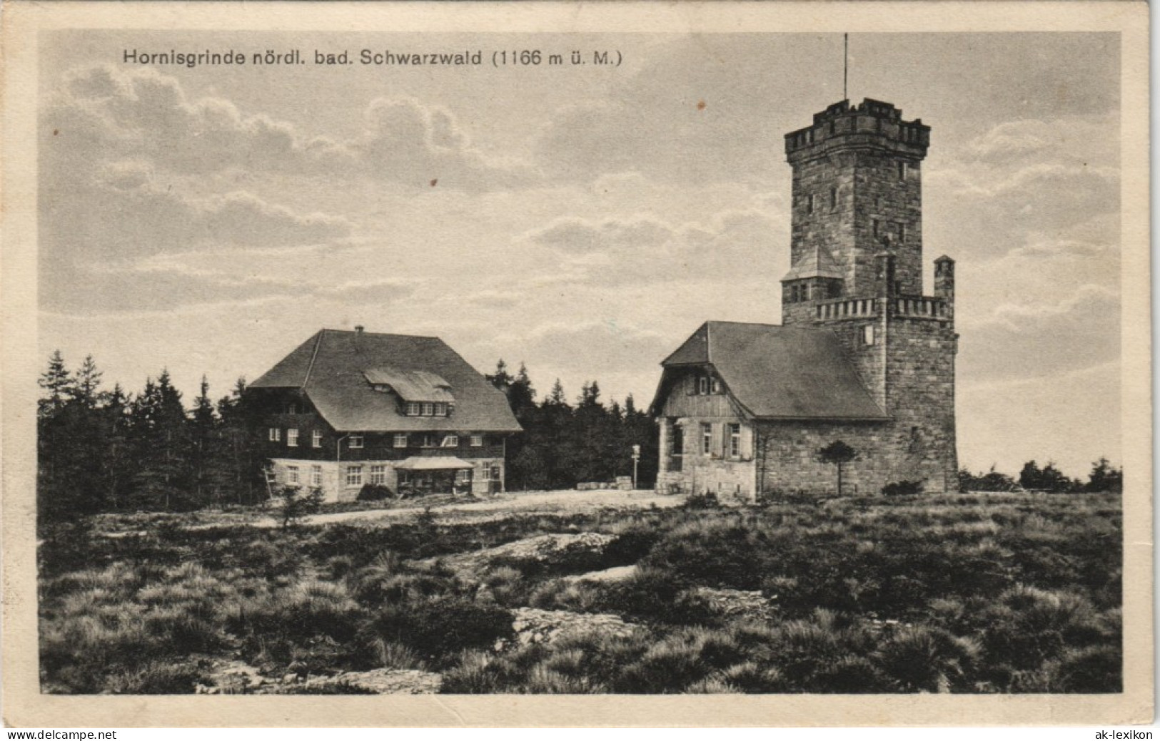 .Baden-Württemberg Hornisgrinde (Berg) Schwarzwald (Black Forest) 1910 - Achern