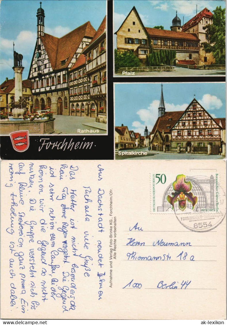 Ansichtskarte Forchheim (Oberfranken) Mehrbildkarte Mit 3 Ortsansichten 1979 - Forchheim
