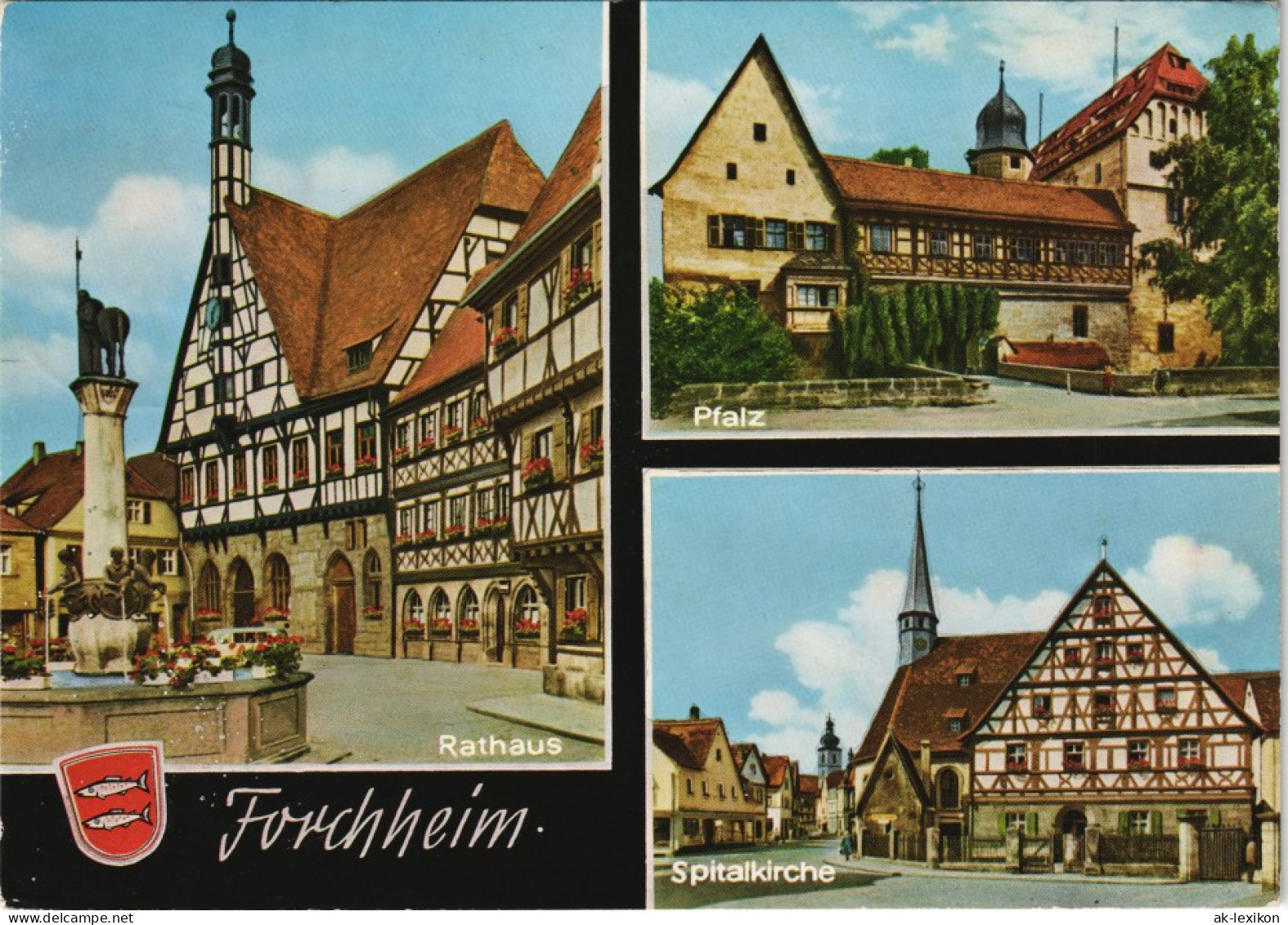Ansichtskarte Forchheim (Oberfranken) Mehrbildkarte Mit 3 Ortsansichten 1979 - Forchheim
