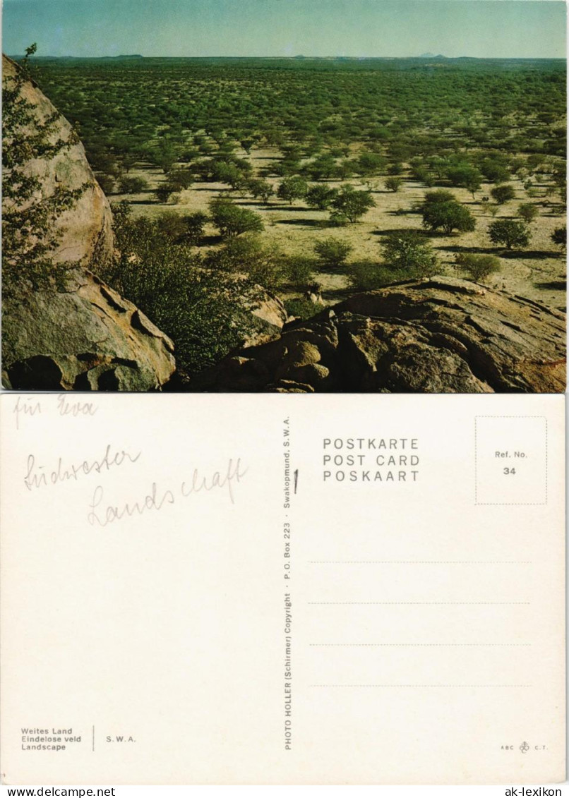 Postcard .Namibia Weites Land Landscape S.W.A. Namibia Afrika 1970 - Namibie