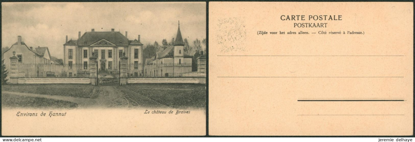 Carte Postale - Environs De Hannut, Le Chateau De Braives - Hannuit