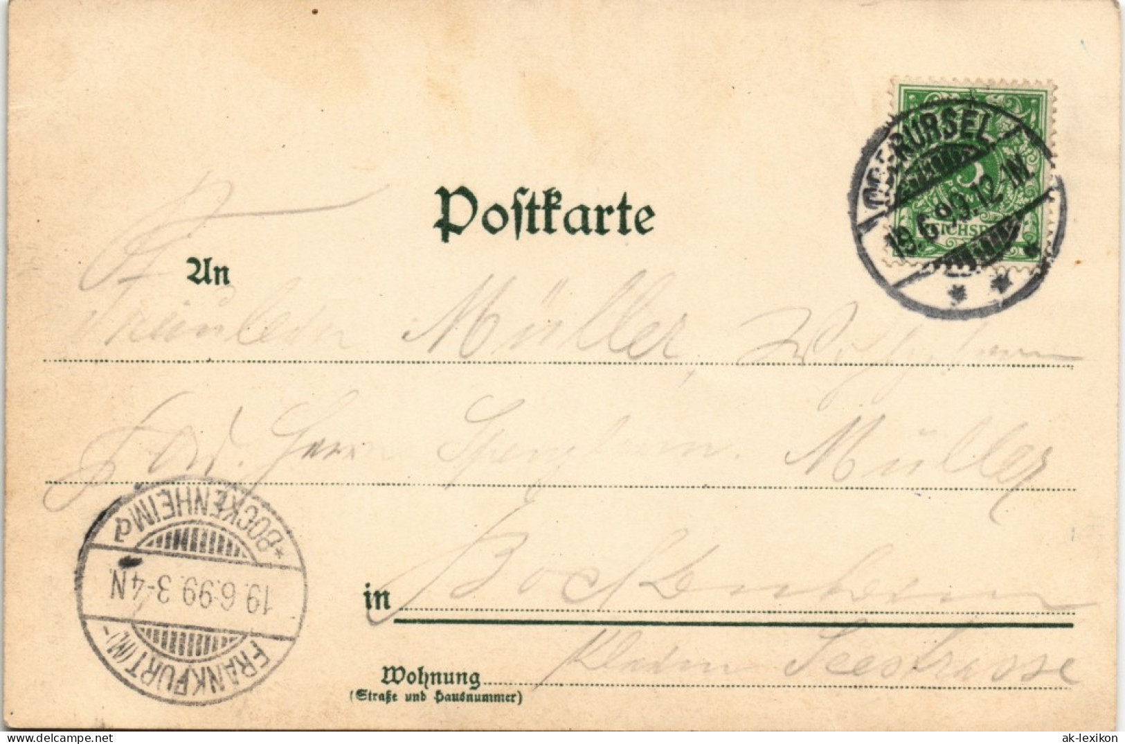 Litho AK Oberursel Taunus Stadt, Kirche - Gel F.-Bockenheim V. Oberursel 1899 - Oberursel