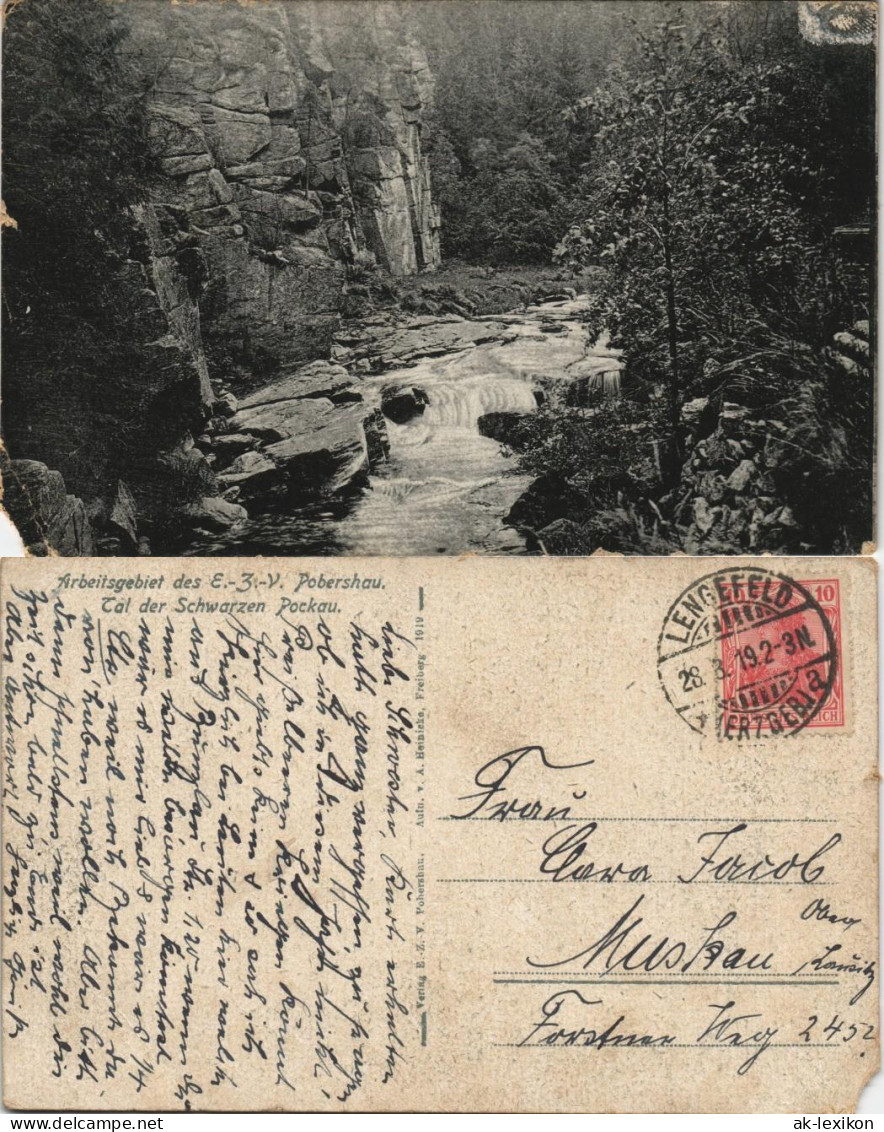 Pobershau-Marienberg Im Erzgebirge Im Gebiet Der Schwarzen Pockau 1919 - Marienberg