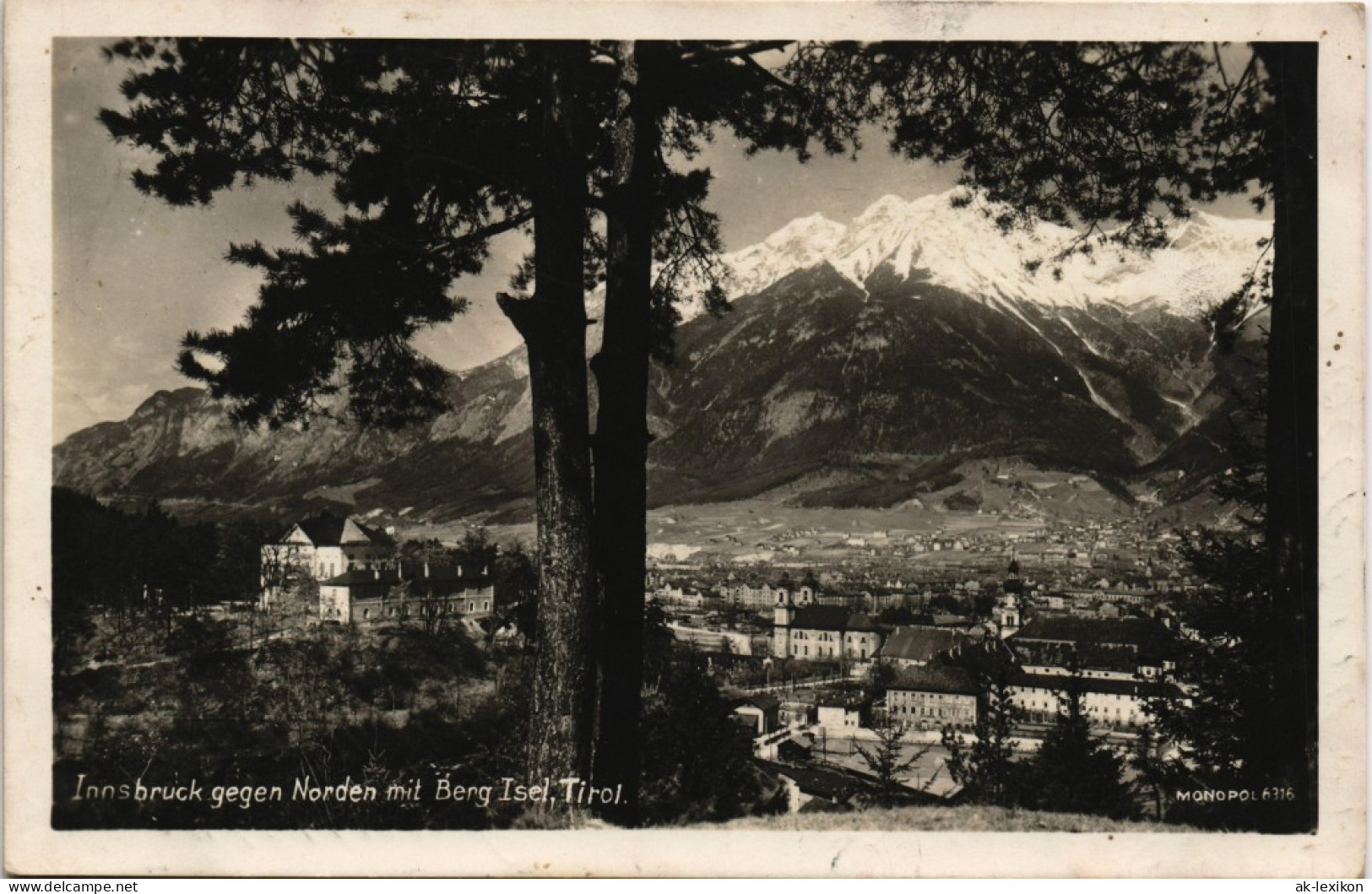 Ansichtskarte Innsbruck Panorama-Ansicht Mit Berg Isel 1935 - Innsbruck