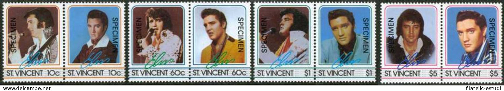 CIN San Vicente Saint Vincent  Elvis Presley  Specimen  MNH - St.Vincent (1979-...)