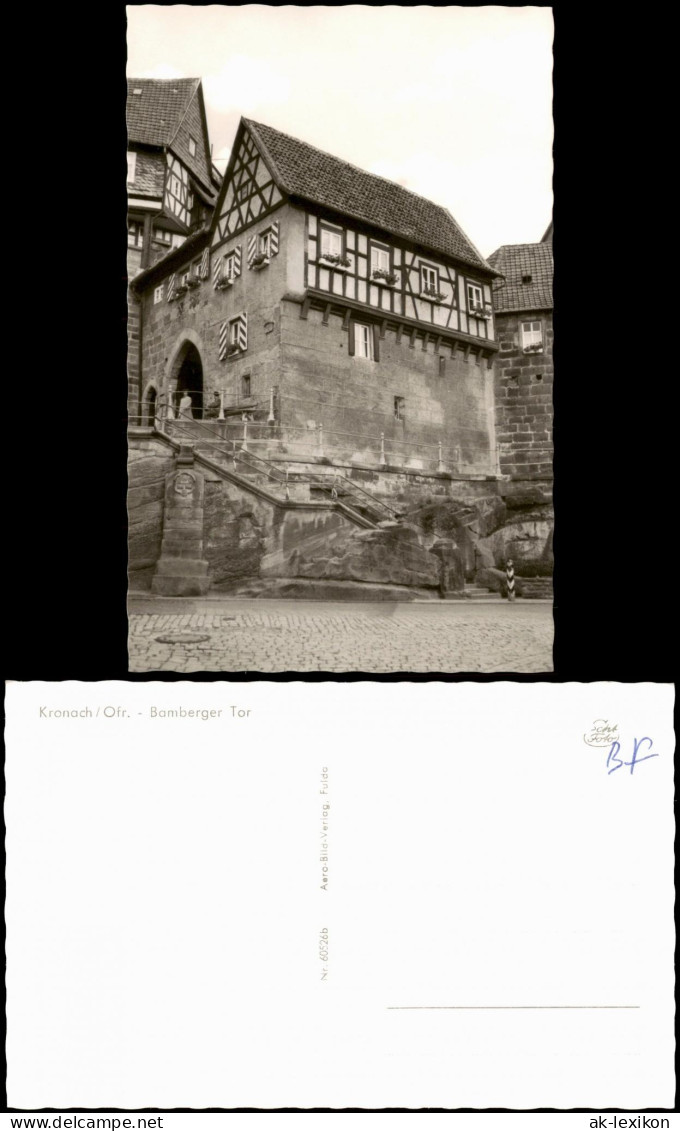Ansichtskarte Kronach Partie Am Bamberger Tor 1960 - Kronach