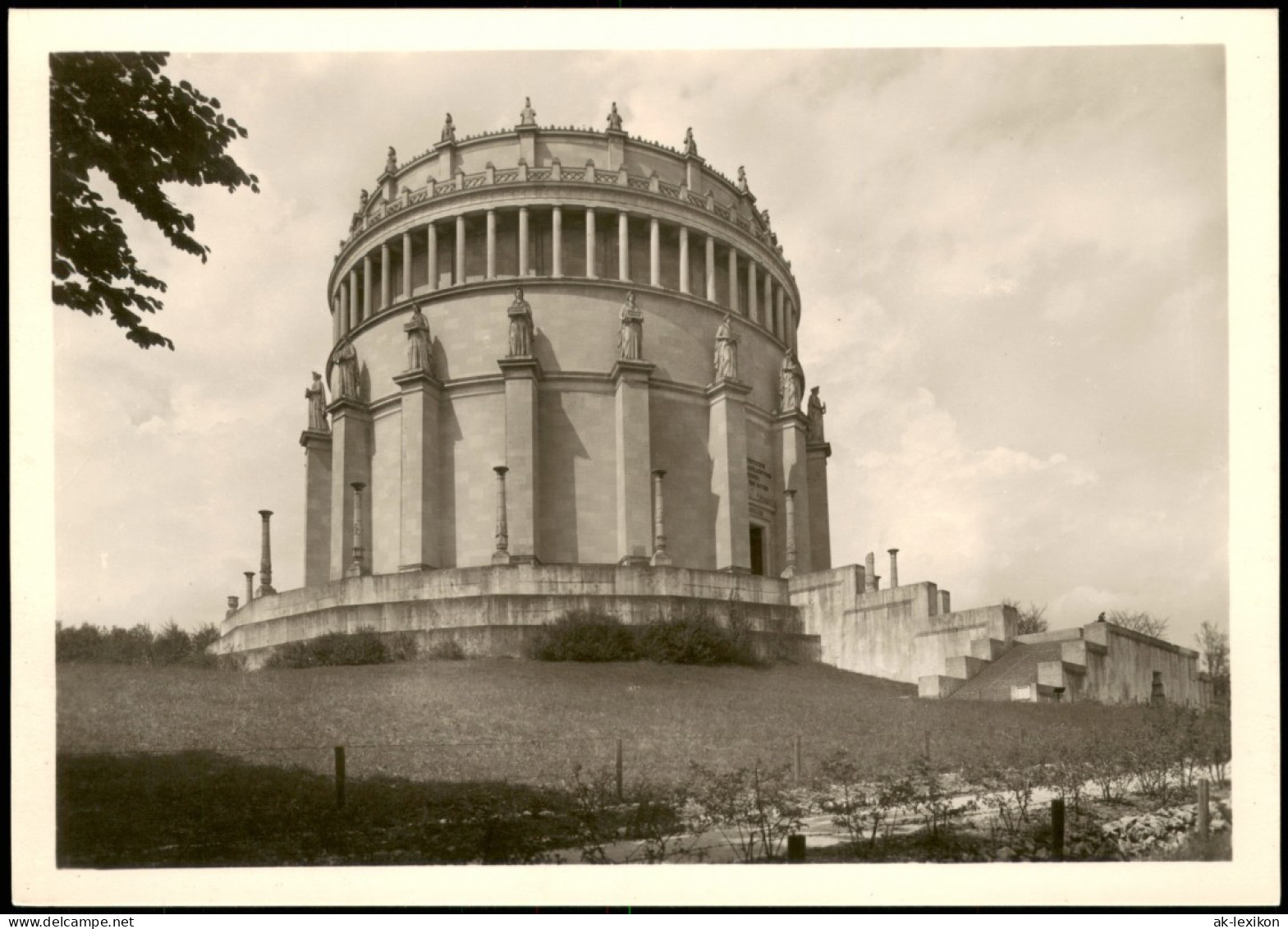 Ansichtskarte Kelheim Befreiungshalle Gebäude Außenansicht 1950 - Kelheim