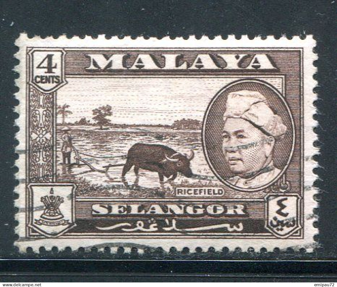 SELANGOR- Y&T N°69- Oblitéré - Selangor