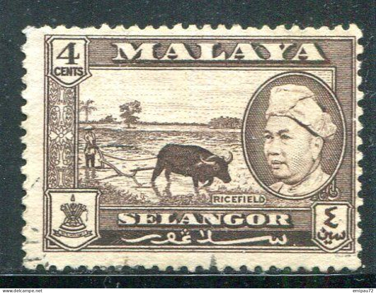 SELANGOR- Y&T N°69- Oblitéré - Selangor