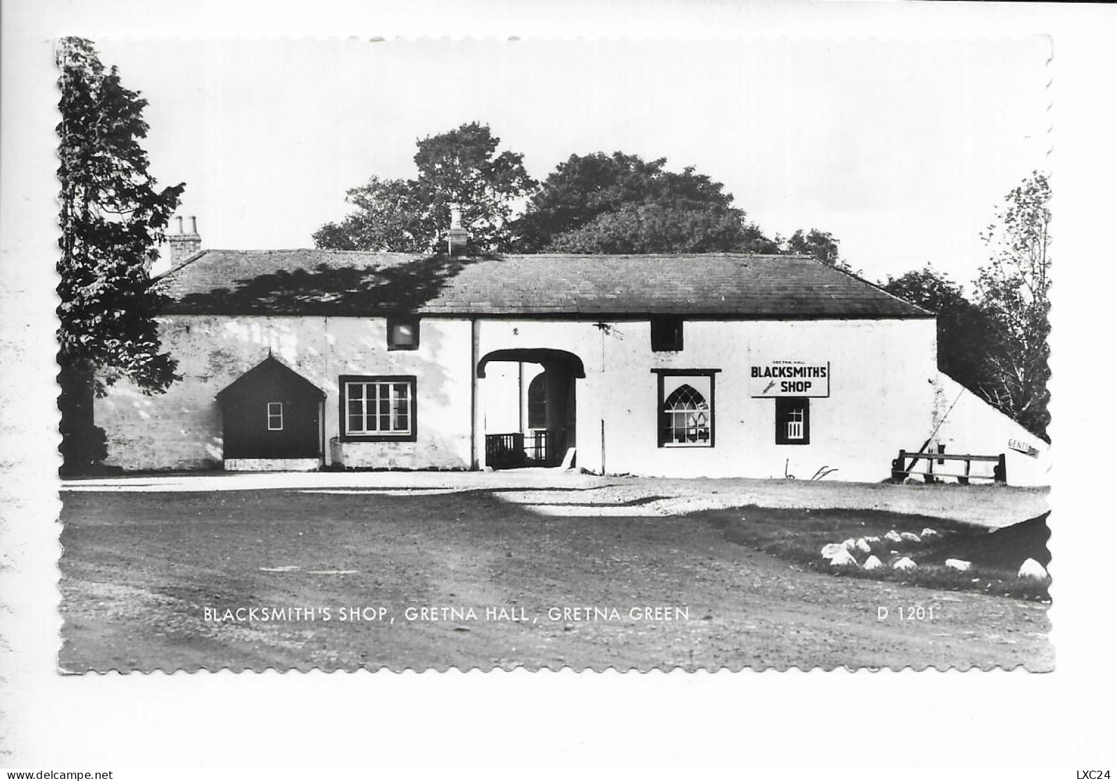 BLACKSMITH'S SHOP. GRETNA HALL. GRETNA GREEN. - Dumfriesshire