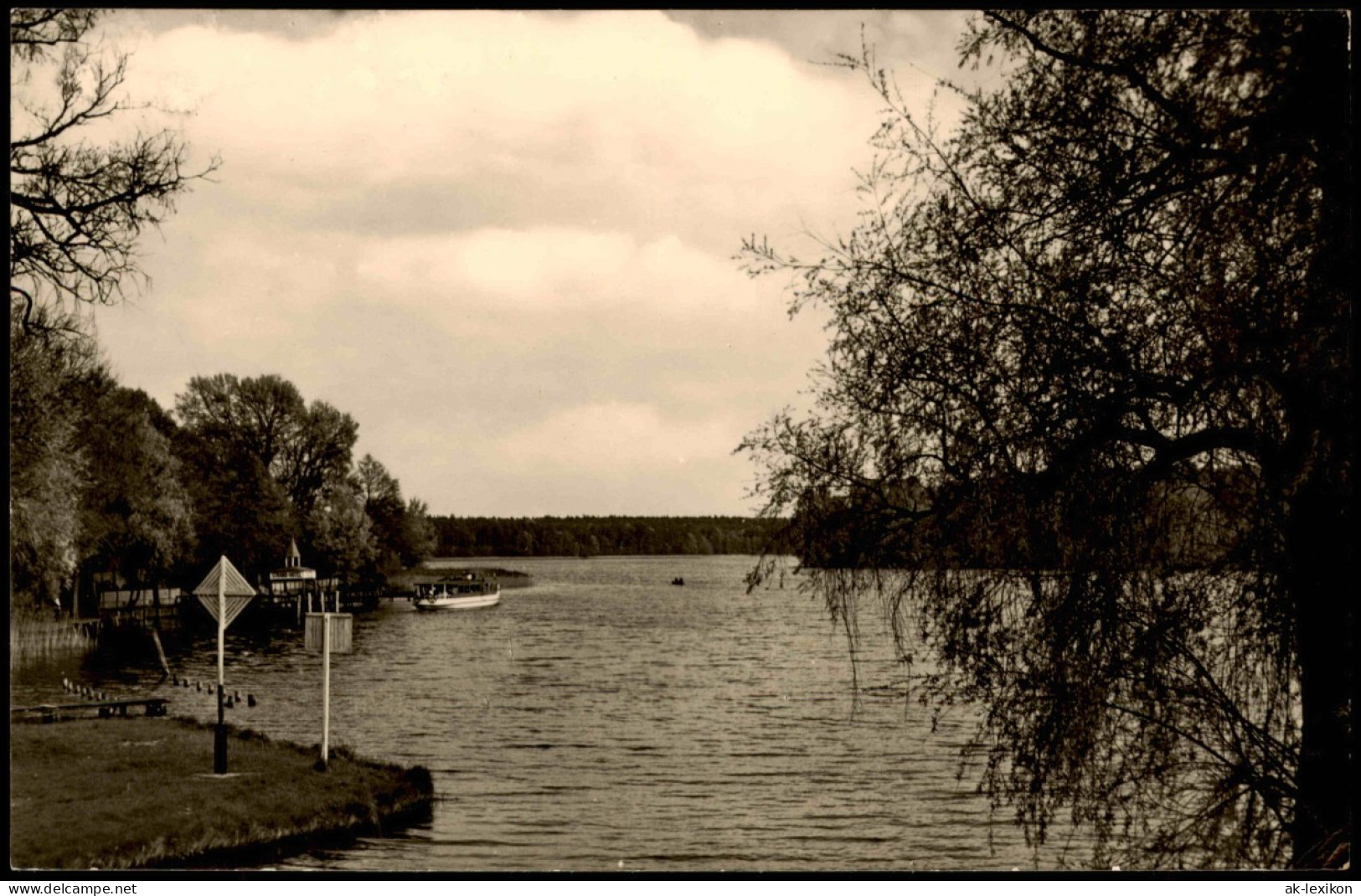 Ansichtskarte Zechlinerhütte/Mark-Rheinsberg Umlandansicht See Partie 1964 - Zechlinerhütte