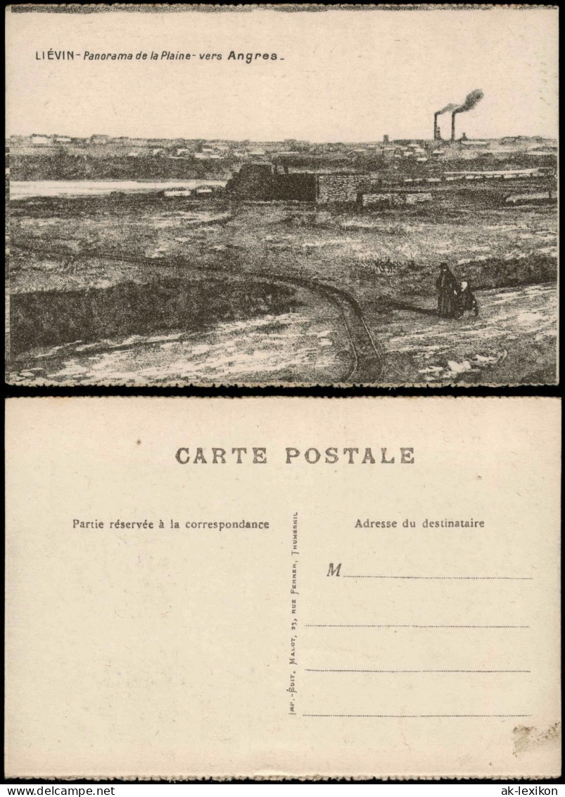 CPA Liévin LIÉVIN Panorama De La Plaine Vers Angres 1910 - Lievin