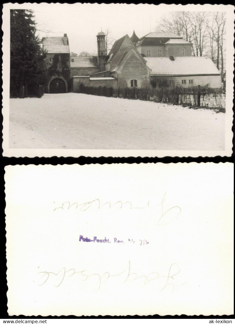 Foto Grunewald-Berlin Jagdschloss Im Winter 1950 Privatfoto Foto - Grunewald