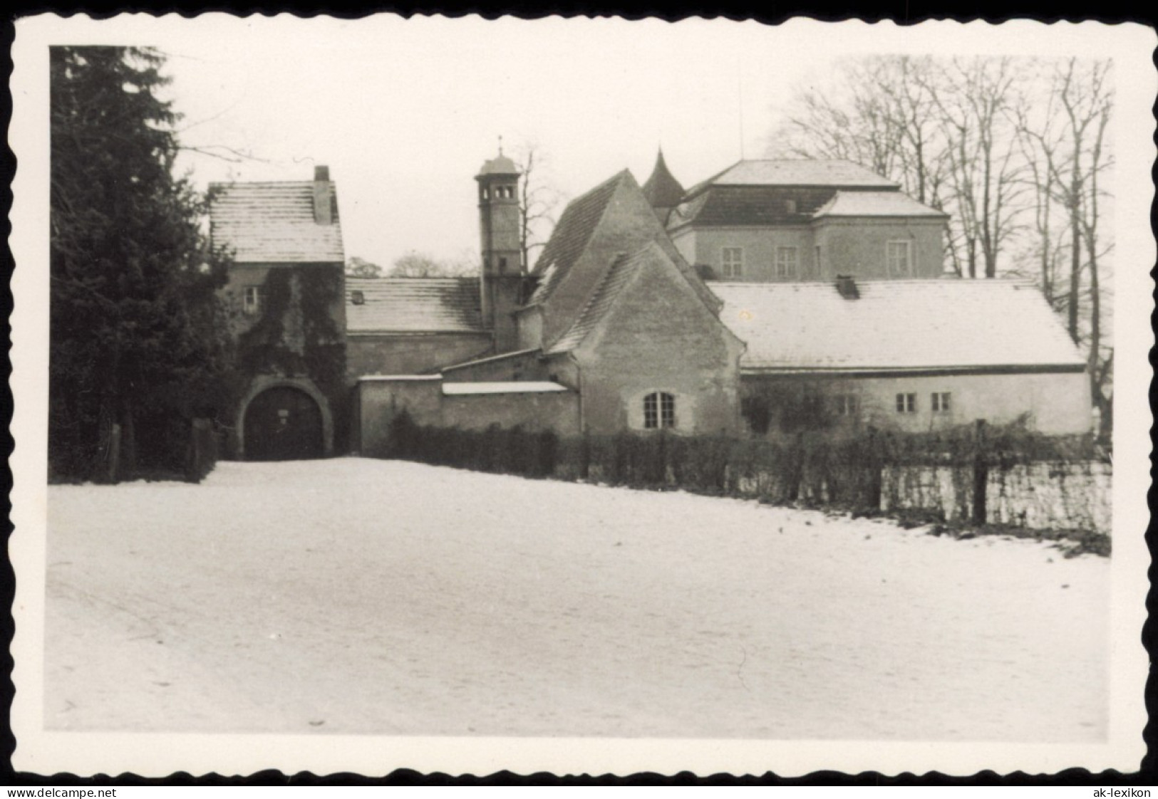 Foto Grunewald-Berlin Jagdschloss Im Winter 1950 Privatfoto Foto - Grunewald