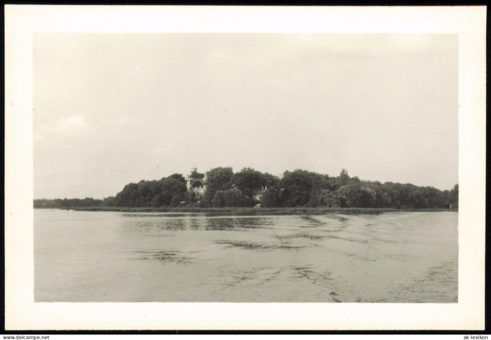 Foto Wannsee-Berlin Pfaueninsel Vom Wasser Aus 1950 Privatfoto Foto - Wannsee