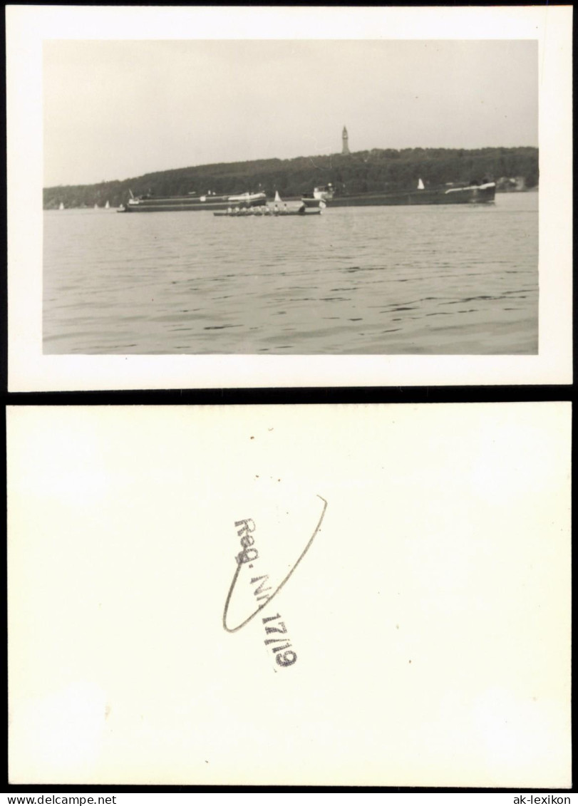 Berlin Havel Mit Grunewaldturm, Ruterboot, Dampfer 1950 Privatfoto Foto - Grunewald